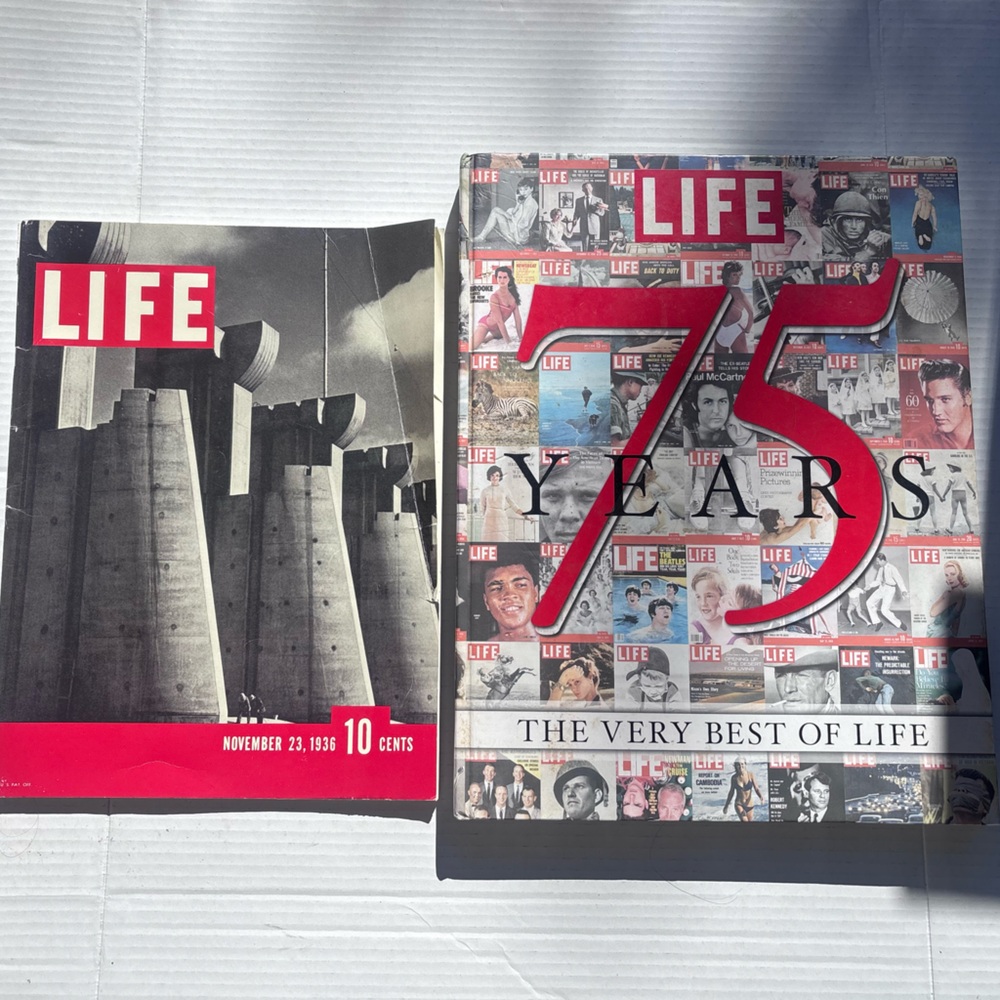 Life Magazine and 75 Years Book Set